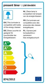 Decova matt-fehér asztali lámpa - Leitmotiv