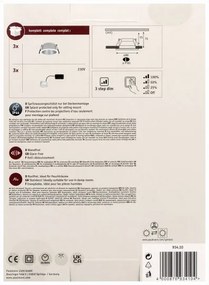 Paulmann 93410 - SADA 3xLED/6,5W IP44 Dimmelhető fürdőszobai lámpa COLE 230V