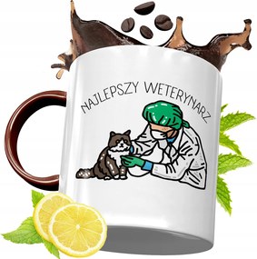 Bordó Bögre Állatorvosnak Születésnapi Ajándék fényképes nyomtatással