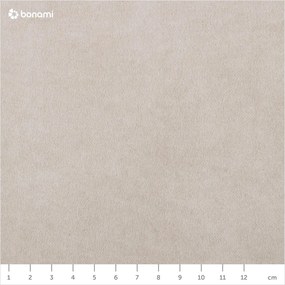 Bézs kárpitozott franciaágy ágyráccsal 180x200 cm Tulsa – Ropez