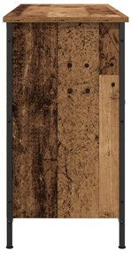 TV Szekrény Artisan Tölgy 101x35x65 cm Műanyag és Acél