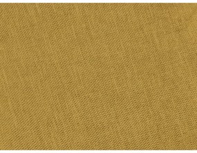 Mustársárga kinyitható-tárolóhelyes sarokkanapé (jobb oldali-L alakú) Fuji – Bobochic Paris