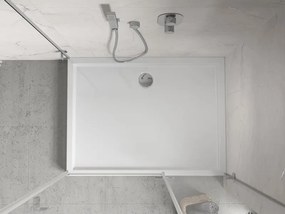 Mexen Flow+ téglalap alakú zuhanytálca 90 x 70 cm, fehér fényes - 46R107090H