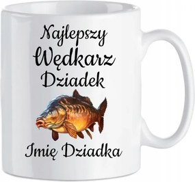 Kerámia bögre Legjobb Horgász Nagypapa Nagypapa neve Divatos ajándék
