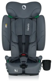 Lionelo - Összecsukható autósülés NELLY i-Size 76-150 cm Grafitszürke