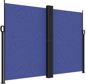 vidaXL kék behúzható oldalsó napellenző 180 x 600 cm