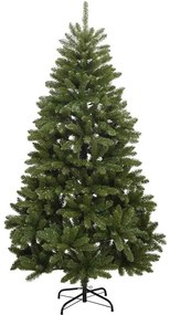 csuklópántos műkarácsonyfa 300 LED-del és gömbökkel 270 cm