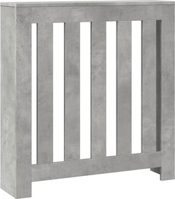 vidaXL betonszürke szerelt fa radiátorburkolat 78 x 20 x 82 cm