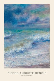 Festmény reprodukció The Seascape (Vintage Ocean / Seaside Painting) - Renoir, (26.7 x 40 cm)