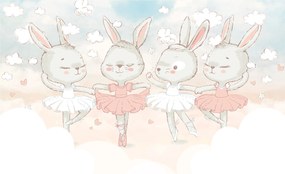 Fotótapéta Gyerekeknek Felhők Nyuszik 312x219