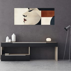 Kép - Nő profilból (120x50 cm)