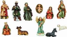 Kis GyönyörƱ Betlehem figuråk 11 részes maximum 5,0cm magas