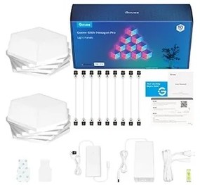 Govee - KÉSZLET 10x LED Lámpa Glide Hexa Pro LED Smart RGBIC Wi-Fi
