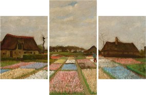 Kép - Vincent van Gogh, Flower Beds in Holland, reprodukciók (90x60 cm)