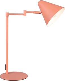 Narancssárga asztali lámpa hajlítható szerkezettel (magasság 50,5 cm) Cosima – Trio