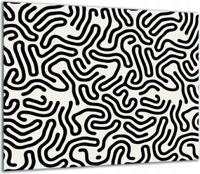 7in1 Üveg Tűzhelyvédő Főzőlap 60x52 Mintás