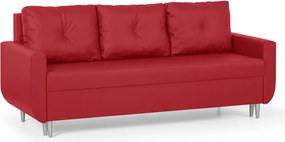 Háromszemélyes kinyitható kanapé ROT Piros