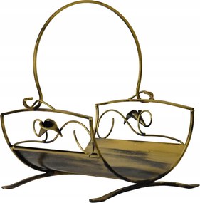 Fa kosár kandallóhoz kandalló kiegészítők hordozható fa állvány