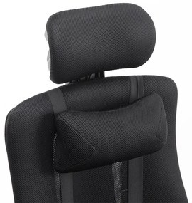 Fellow szövet irodai forgószék, dönthető háttámlával, lábtartóval, állítható fejtámlával