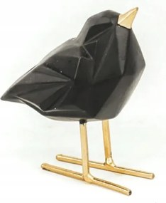 Love Bird Figura fekete MadĂĄr AlakĂș arany dĂszĂtĂ©ssel