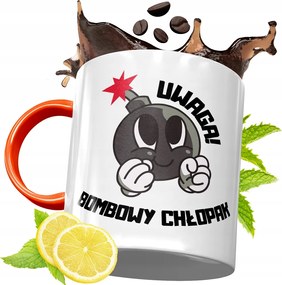 Narancssárga Bögre Fiúnak Tökéletes Ajándék fényképes nyomattal