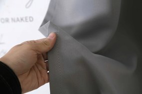 OXFORD LIGHT világosszürke függöny 140x250 cm Felfüggesztés: Hullámos sínszalag