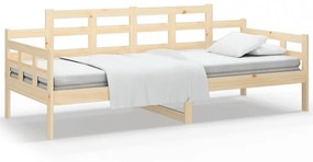 tömör fenyőfa kanapéágy 90 x 200 cm