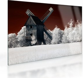 A malom képe (üvegen) (70x50 cm)