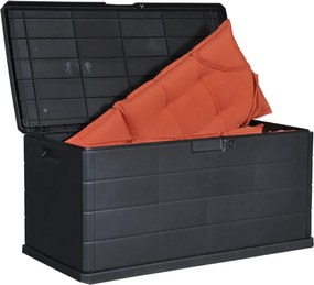 ALPHA tárolódoboz, 340L, 118x59x57cm, antracit I.P.A.E-Progarden