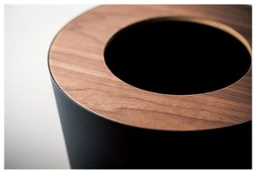 Rin Round fekete szemeteskosár - YAMAZAKI