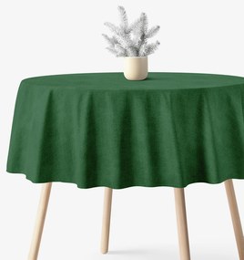 Goldea kör alakú terítő malaga - sötétzöld Ø 200 cm
