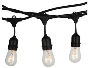 Kültéri STRING lánc 15m 15xE27/25W/230V IP54
