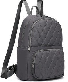 Szürke steppelt városi hátizsák „Serenity“