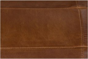 Barna bőr fotel Wyatt – Dutchbone