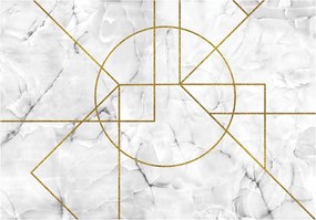 Fotótapéta Márvány arany körök absztrakt vinil geometria 368x254 +ragasztó