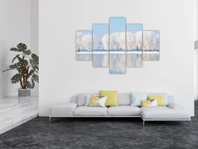 Egy kép egy téli tájról (150x105 cm)