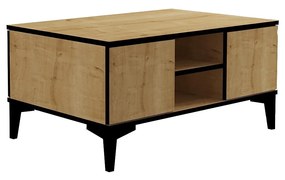 Nappali bútor szett Edilantta (zafír tölgy + fekete). 1107119
