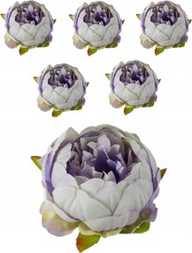 6x Bazsarózsa Termék Virágfej Peonie Virág Művirág