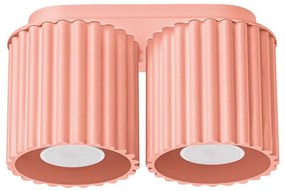 Sollux SL.1825 - AURA spotlámpa 2xGU10/10W/230V rózsaszín