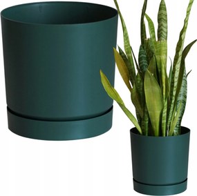 Virágtartó állvány alacsony kerek matt 17,8cm virágtartó állvány