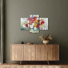 Egy váza képe vadvirágokkal (90x60 cm)