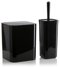 Fürdőszobai készlet SIERRA 5 db fekete