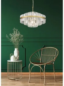 Zuma Line P0567-12A-2GAC - Csillár láncon CONSTANTINOPLE 12xG9/28W/230V arany