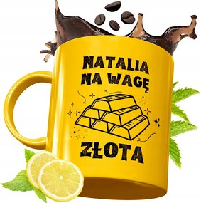 Arany Prémium Bögre Natalia Születésnapra Ajándék Nyomtatott