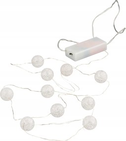 Fényfüzér Livarno Home 185 cm elemes fehér