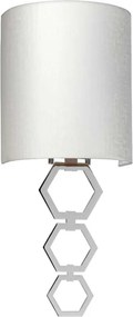 Elstead Lighting Clark CLARK-SMALL-PC Fali lámpa 1x60W/E27