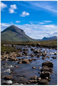 Poszterek 80x120 Kő folyó Hegyek