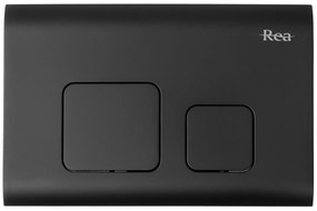 WC öblítő gomb F Black Mat