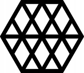 Tányéralátét szett 4 db-os asztali dísz kocka vonalas