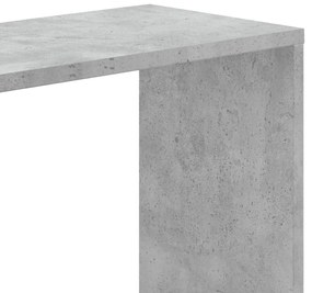 5 szintes betonszürke szerelt fa könyvespolc 80,5x23,5x162,5 cm